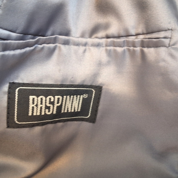 Raspinni,(Revised)Men's 38R, Medium Gray Blazer - Picture 4 of 10